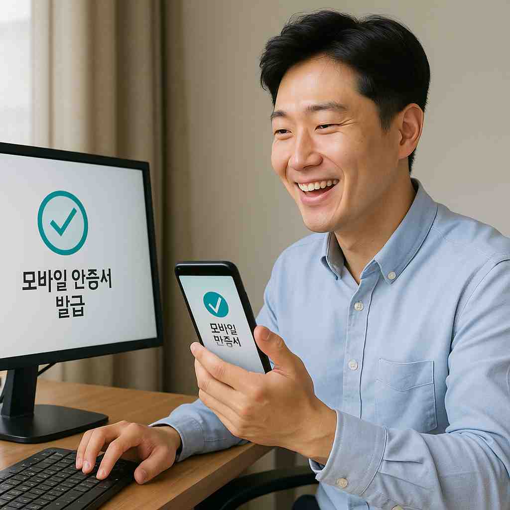 모바일 인증서 발급 한 번에 성공한 나만의 팁 공유